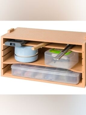 Hobby Model Miniatures Wood Paper Supplies Organizer
